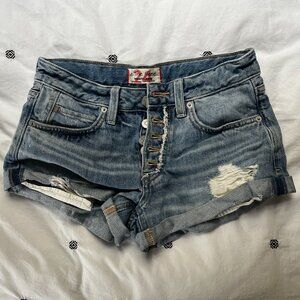 Free People Loving Good Vibrations Shorts